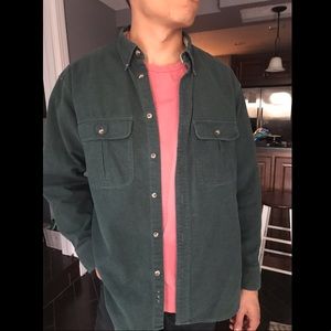 Cabela’s Green Outdoor Long Sleeve Button Down